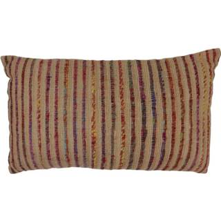 👉 Katoenen Kussen Dhaka Rood (Rechthoekig - met Vulling)