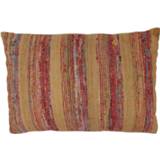 👉 Katoenen kussen rood vulling XL active Delhi (Rechthoekig - met Vulling) 8717506118161