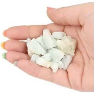 👉 Ruwe brok edelsteen active aquamarijn A Brokjes (100 gram) 7448125620681