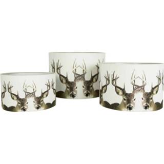 👉 Lampenkap Herten (Set van 3)