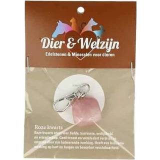 👉 Halsband active Hanger Dier en Welzijn - Rozenkwarts 8718561062574