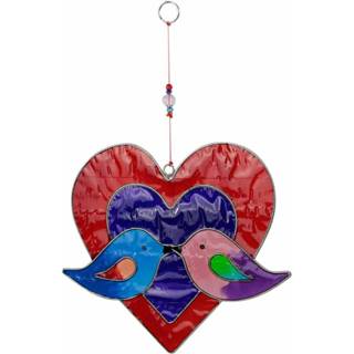 👉 Metaal active Raamdecoratie Hart met Vogels 8717506120515