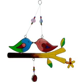 👉 Metaal active Raamdecoratie Kussende Vogels op Tak 8717506120560