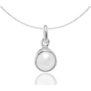👉 Hanger zilveren zilver zoetwaterparel 