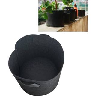 👉 Handvat stof active 20 gallon planten kweekzak verdikte non-woven beluchting pot container met