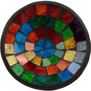 Schaal glas XXS active van Mozaïek Regenboogkleuren (XXS) 8717506124698