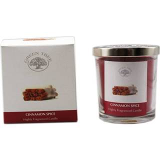 👉 Geurkaars glas Green Tree Cinnamon Spice (200 gram) 8904280700099