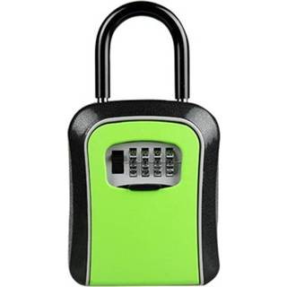 👉 Opbergdoos groen active Car Password Lock Beveiliging Box Haak Installatievrije kluis (groen)