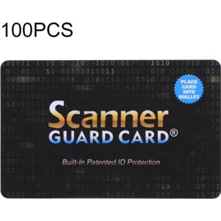 👉 Scanner active 100 PC's Guard Card RFID-blokkeerkaart, ingebouwde gepatenteerde ID-bescherming