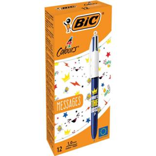 👉 Balpen blauw Bic 4 Colour Messages, Who's the boss? 3086123593749