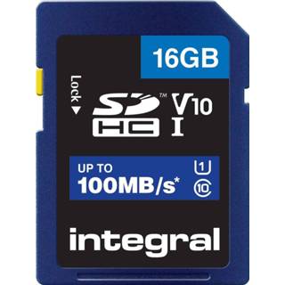 👉 Geheugenkaart Integral SDHC, 16 GB 5055288441248