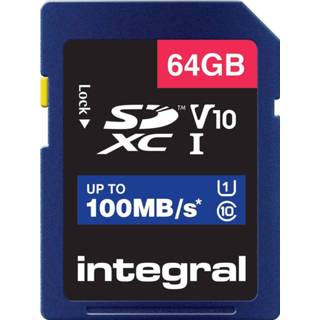 👉 Geheugenkaart Integral SDXC, 64 GB 5055288441262