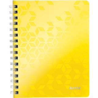👉 Schrift geel Leitz WOW ft A5, gelijnd, 4002432121359