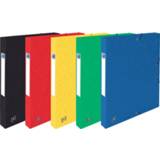 👉 Elba elastobox Oxford Top File+ rug van 2,5 cm, geassorteerde kleuren 3045050392283