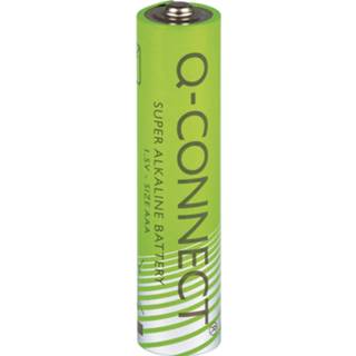 👉 Batterij Q-Connect batterijen AAA, blister van 4 stuks 5705831004887