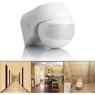 👉 Schakelaar active Balvorm Lange afstand Waterdicht Buiten Menselijk lichaam Infrarood Sensor Detector, AC 110-220V