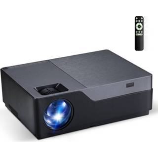 👉 Afstandsbediening active AUN M18 5,8 inch LCD-scherm 5500 lumen 1920x1080P Full HD Smart-projector met afstandsbediening, ondersteuning voor VGA / HDMI SD-kaart USB