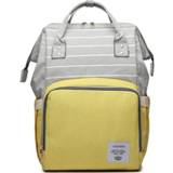 👉 Backpack geel active baby's Stripe Mode Multifunctionele Mom Bag Treasure Mother Go Out Grote Capaciteit Baby (Stripe Yellow)