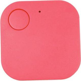 👉 Afstandsbediening roze active Draagbare mini vierkante anti verloren apparaat slimme bluetooth anti-diefstal sleutelhanger alarm (roze)