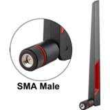 👉 Antenne active mannen 2.4G / 5G WiFi 12dBi SMA mannelijke voor routernetwerk