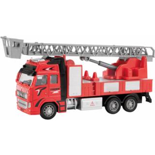 👉 Brandweer wagen kunststof rood One Size Toi-Toys brandweerwagen 12 cm 8719904245883