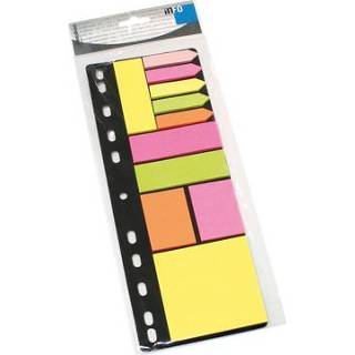 One Size GeenKleur Info Sticky Notes 3 kleuren diverse formaten 4044355776261