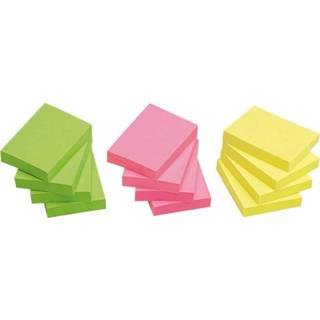 Houten blok One Size GeenKleur Info Notes 50x40mm assorti brilliant pak a 12 4011169584740