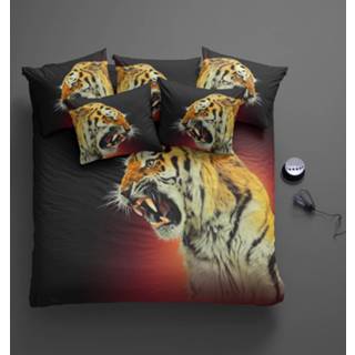 👉 Damai Dekbedovertrek Katoen El Tigre - gold