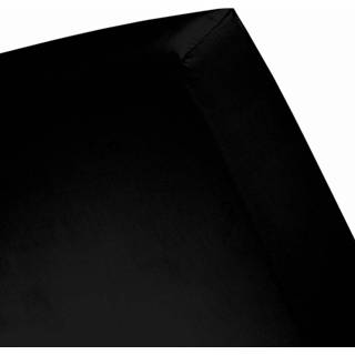 👉 Hoeslaken zwart satijn satijn-katoen Cinderella Black-80 x 200 cm 8719002123069