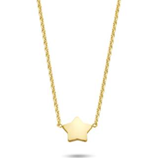 👉 Halsketting goudkleurig zilveren One Size no color New Bling 9NB 0343 Collier - Ster lengte 38 + 5 cm 8720143833595