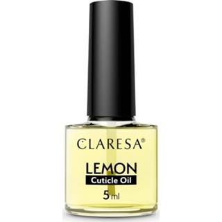 👉 Nagelriem One Size GeenKleur Claresa Cuticle Oil - Olie Lemon 5ml. 8720143157394