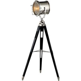 👉 Tripod chroom active zwart Maritieme Luxe Industrieel Design Vloerlamp 7432022221263