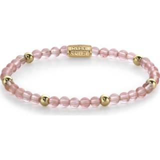 👉 Armband geel rose goud XS One Size no color Rebel and RR-40062-G-XS Cherry - 4mm yellow gold plated 8719956866470