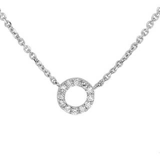 👉 TFT Collier Witgoud Diamant 0.05ct H P1 0,8 mm 41 - 43 - 45 cm