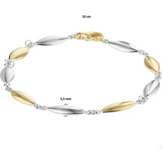 👉 Armband Bicolor Goud vrouwen active goudkleurig TFT 5,5 Mm 19 Cm 8718834591503