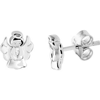 👉 Oorknop zilver glanzen One Size zilverkleurig TFT Oorknoppen Engel Gerhodineerd Mat Glanzend 7 mm x 6.5 8718834655663