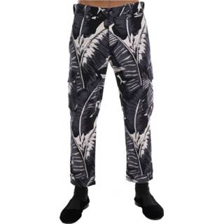 👉 XL male zwart Banana Leaf Cotton Pants