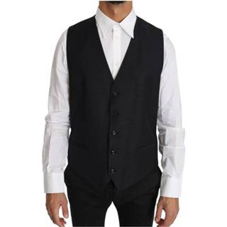 👉 Vest XL male zwart Waistcoat 8058349759372