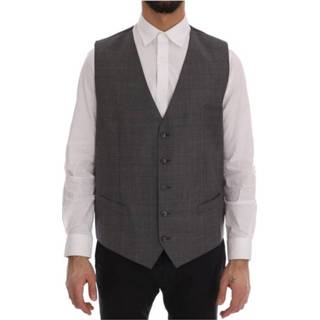 👉 Dress male grijs Wool Formal Vest