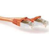 👉 Patchkabel oranje ACT 2,00 meter SFTP CAT6A snagless met RJ45 connectoren - [FB2120] 8716065347753