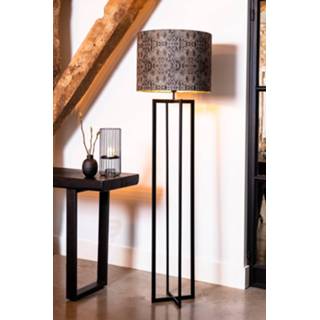 👉 Vloerlamp zwart metaal One Size 30x30x140 cm MACE mat 8717807255190