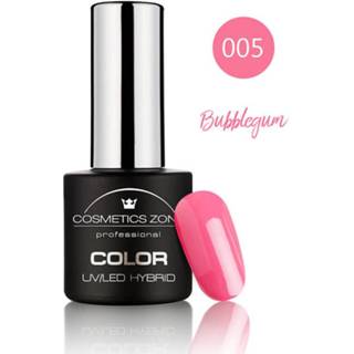 👉 Nagellak gel One Size roze Cosmetics Zone UV/LED Hybrid 7ml. Bubblegum 005 7433652325345