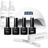 👉 GeenKleur One Size Claresa First Step UV/LED Basis Set Compleet #61 8720143154713