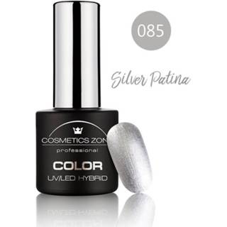 👉 Nagellak zilver gel One Size Cosmetics Zone UV/LED Hybrid 7ml. Silver Patina 085 7433652325321