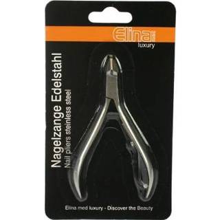 👉 Nagelknipper One Size zilver Elina tang 4326470450678