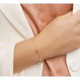 👉 Armband goud One Size array TFT Edelstenen 1,1 mm 16,5 - 18,5 cm 8718834621729