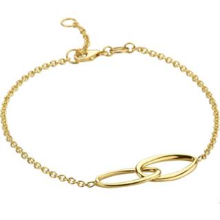 👉 Armband goud One Size goudkleurig TFT Ovaaltjes 17 + 2 cm 8718834616114