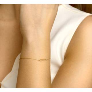 👉 Armband goud One Size goudkleurig TFT Schakel 0,9 mm 16,5 - 17,5 18,5 cm 8718834672448