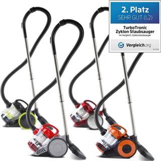 👉 Stofzuiger zonder zak rood One Size GeenKleur TurboTronic TT-CV07 - 4953321585403