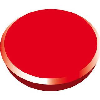 👉 Rood One Size GeenKleur Magneet Alco 24mm rond doos a 10 stuks 4007735682828